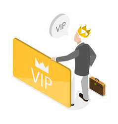 3d Isometric Flat Of Vip