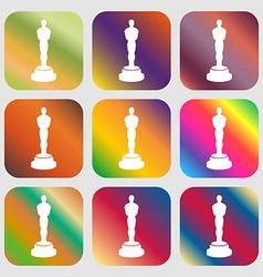 Oscar Statuette Sign Icon