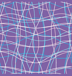 Psychedelic Lines Chaotic Seamless Pattern Retro