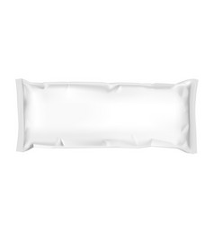 White Stand Up Sealed Empty Plastic Bag Package