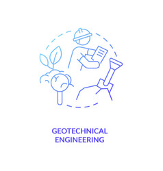 Geotechnical Engineering Blue Gradient Concept