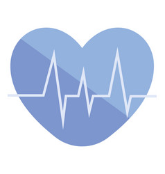 Blue Heartbeat Design