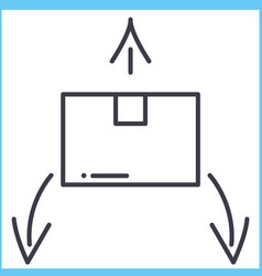 Capacity Line Icon Outline Symbol