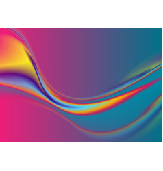 Colorful Flowing Liquid Thermal Waves Abstract