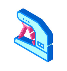 Currency Detector Device Isometric Icon