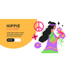 Hippie Horizontal Banner