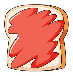 Bread On White Background