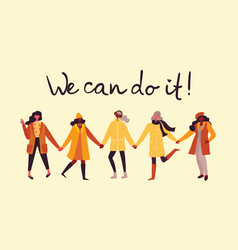 We Can Do It Feminine Concept And Woman