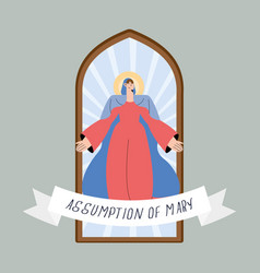 Assumption Mary In Window