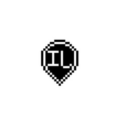 Il Pixel Art Initial Logo