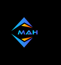 Mah Abstract Technology Logo Design On Black