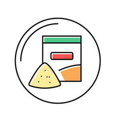 Snacks Department Store Color Icon