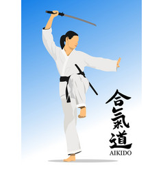 Oriental Combat Sports Aikido Colored 3d