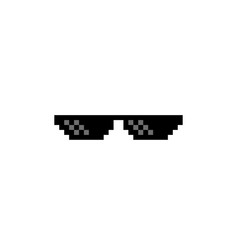 Thug Life Pixel Art Glasses