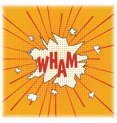 Wham Poster In Style A Cartoon