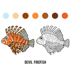 Coloring Book Devil Firefish