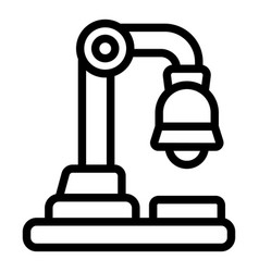 Desktop Lamp Icon Outline Class Child