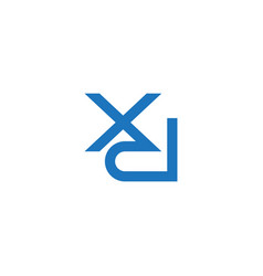 Letter Xd Simple Geometric Logo