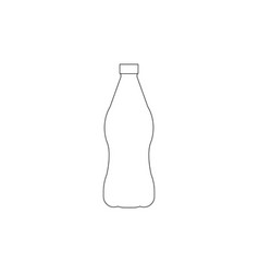 Plastic Bottle Line Icon Design