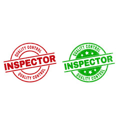 Quality Control Inspector Round Badges Using