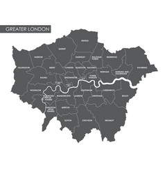 Greater London Administrative Map