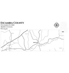 Map Of Escambia County In Alabama