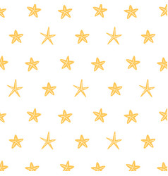 Pattern Of Sea Yellow Stars On A Transparent