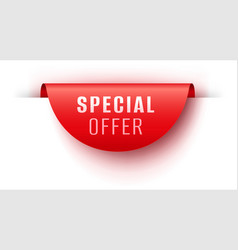 Special Offer Red Tag Realistic