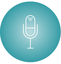 Unique Voice Memo Line Icon