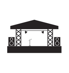 Music Festival Stage Icon