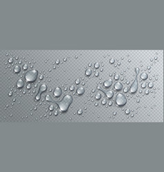 Water Rain Drops Or Condensation In Shower