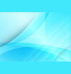 Abstract Modern Blue Tone Color Curve Overlap