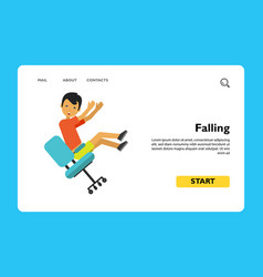 Falling From Chair Icon