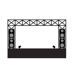 Music Festival Stage Icon