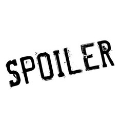 Spoiler Rubber Stamp