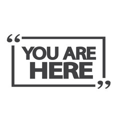 You Are Here Icon