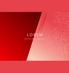 Abstract 3d Red Background With Overlap Layer