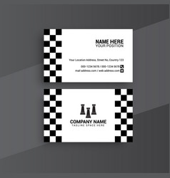 Creative Chess Company Business Card Template