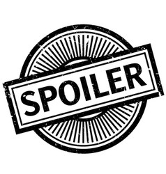 Spoiler Rubber Stamp