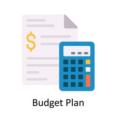 Budget Plan Flat Icon Design