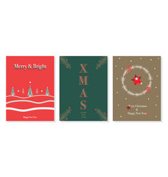 Minimal Christmas Greeting Cards Templates