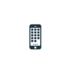 Mobile App Icon Monochrome Simple