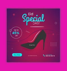 Eid Special Sale Social Media Post Template