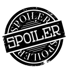 Spoiler Rubber Stamp