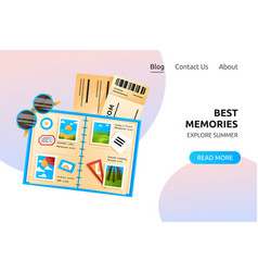 Best Memories Web Page Design Travel Album