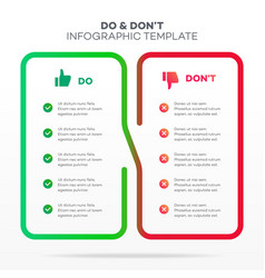 Do And Dont Infographic Template