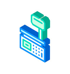 Libra Scales Shop Equipment Isometric Icon