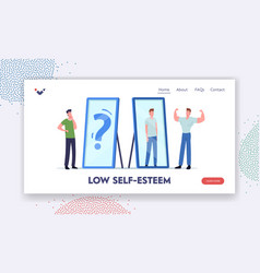 Low Self Esteem Anger Landing Page Template