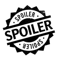 Spoiler Rubber Stamp