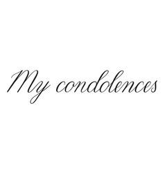 Condolences Condolence Message